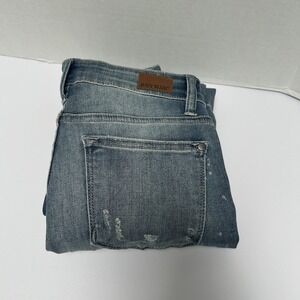 Judy Blue Relaxed Fit Distressed Bleach Splatter Denim Jeans Sz 5/27 Style #8273